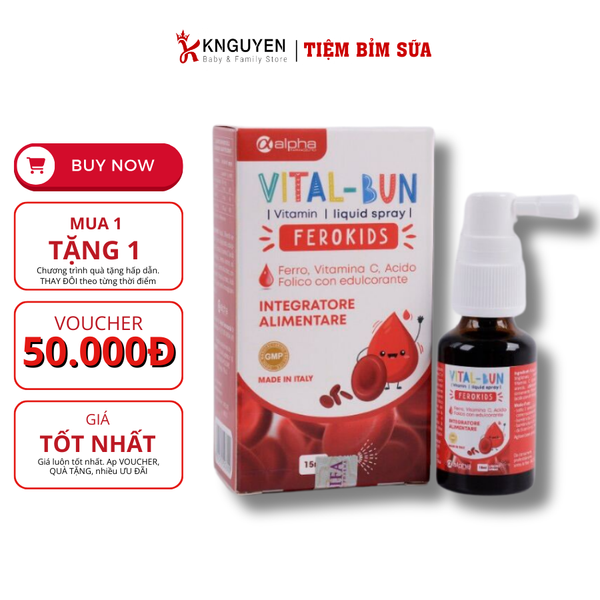  Sắt Vital Bun Ferokids 0M+ 