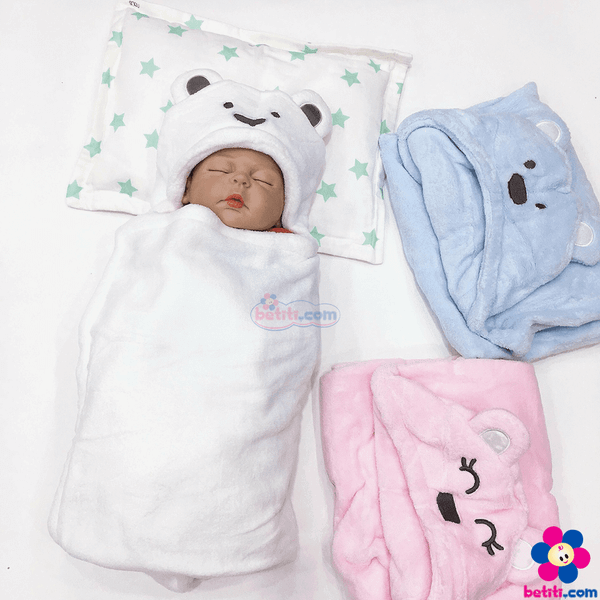  Ủ Đón Bé Choàng Bông Minizone 