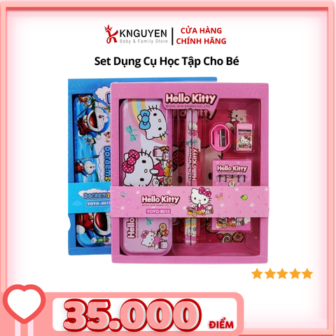  Set hộp bút + dụng cụ học tập 