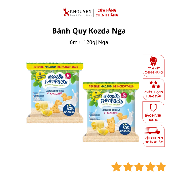  Bánh Quy Kozda Nga Cho Bé (6M+) -30g 