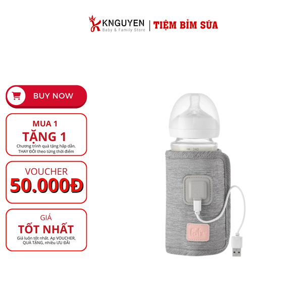  Dụng cụ hâm sữa xách tay - Fatzbaby Ready 1 