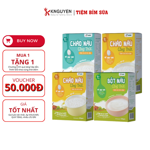 Cháo nấu công thức Mabu (900g) 6M+ 