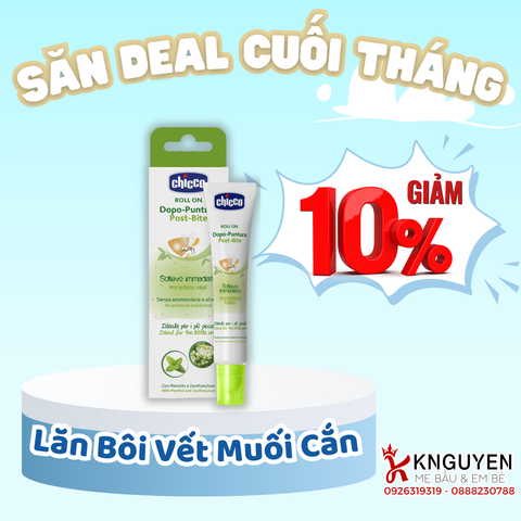  Lăn Bôi Vết Muối, Côn Trùng Cắn Chicco 