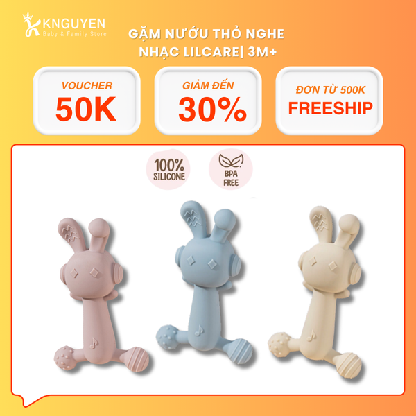  Gặm nướu thỏ nghe nhạc Lilcare (3M+) 