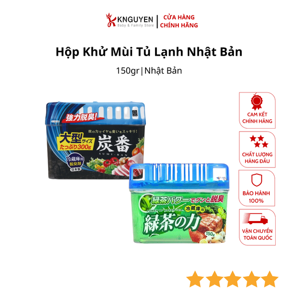  Hộp Khử Mùi Tủ Lạnh  Nhật Bản (150g) 