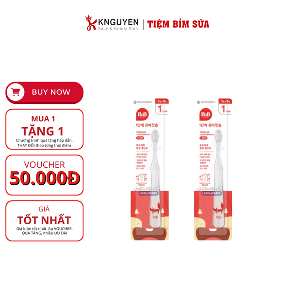  Bàn chải đánh răng cho bé B&B 