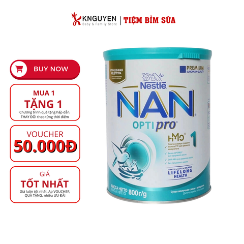  Sữa Bột NAN Optipro HMo Nga 800G 