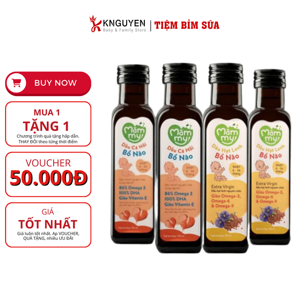  Dầu Ăn Bổ Não Mămmy 100ml 
