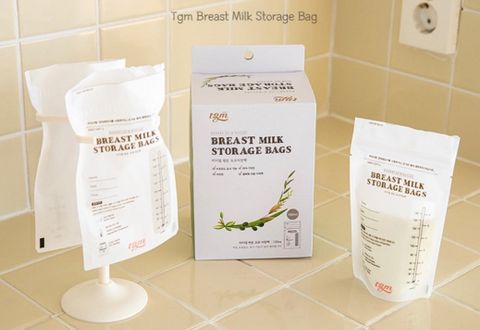  Túi zip trữ sữa 180ml Kèm cây treo TGM (120c) 