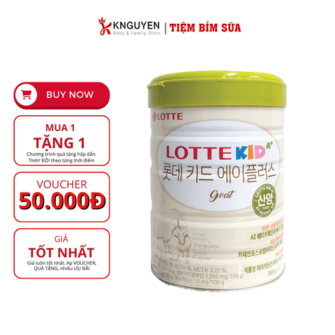  Sữa Dê Lotte Kid A+ Goat 760g 