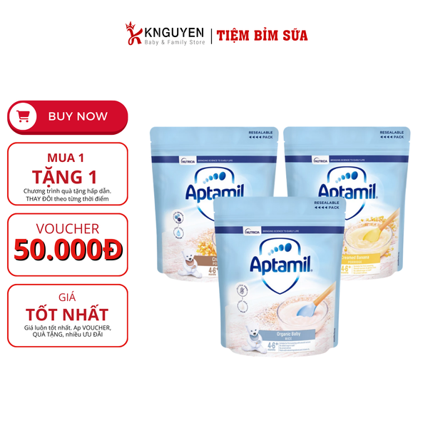  Bột Ăn Dặm Aptamil (4-6 tháng) UK 