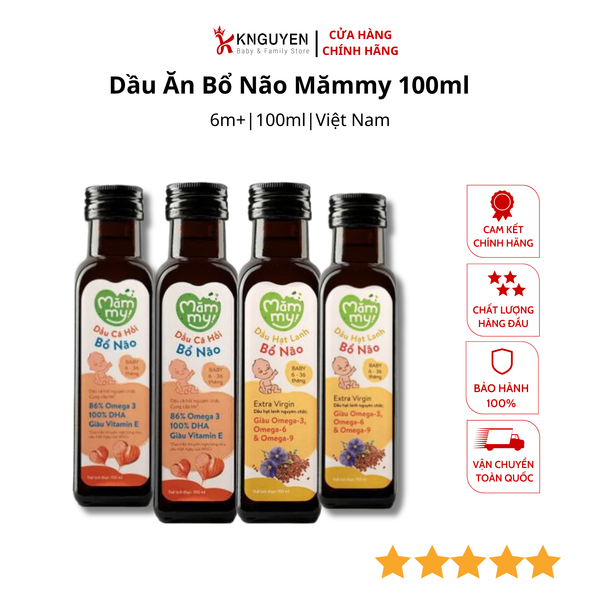  Dầu Ăn Bổ Não Mămmy 100ml 