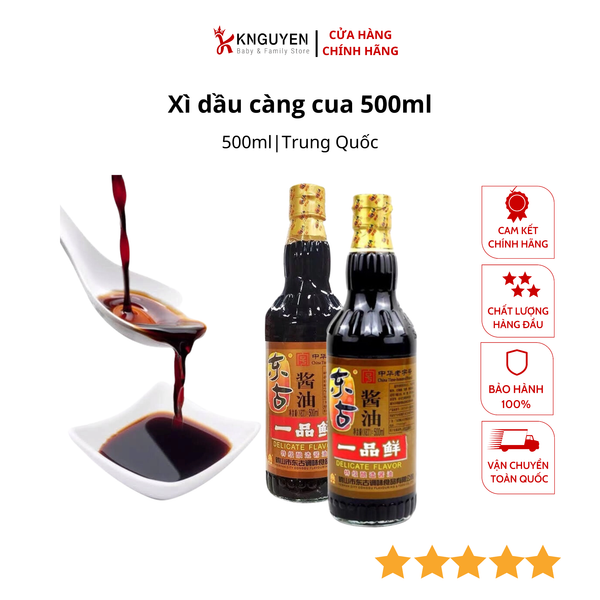  Xì dầu càng cua 500ml 