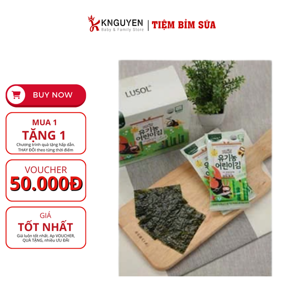  Rong biển hữu cơ tách muối Lusol (6m+) 