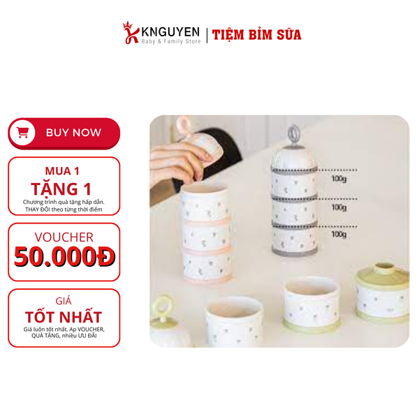  Hộp Chia Sữa 3 Ngăn Tgm 