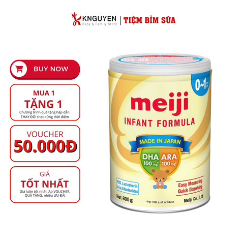  Sữa Meiji Infant Formula Lon 800g (hàng NK) 
