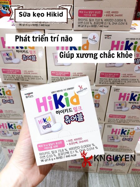  Sữa Tươi Viên Hikid 20viên - 32g (3-12 tuổi) 