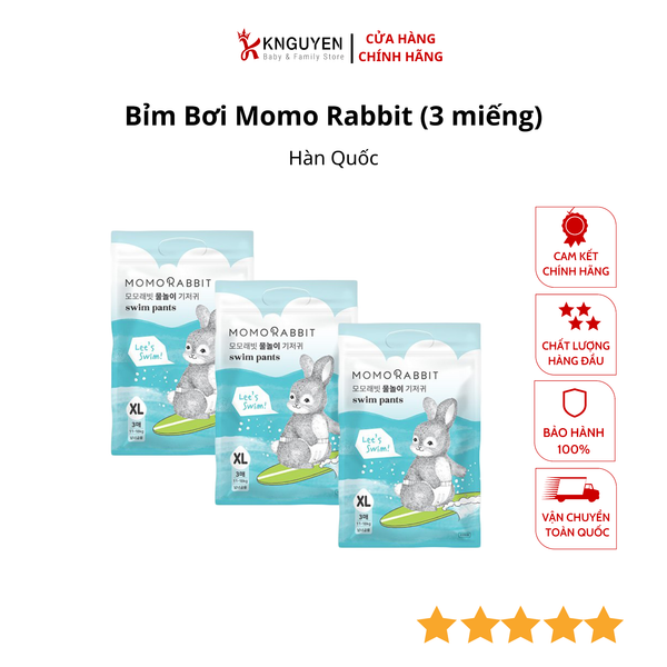  Bỉm Bơi Momo Rabbit (3 miếng) 