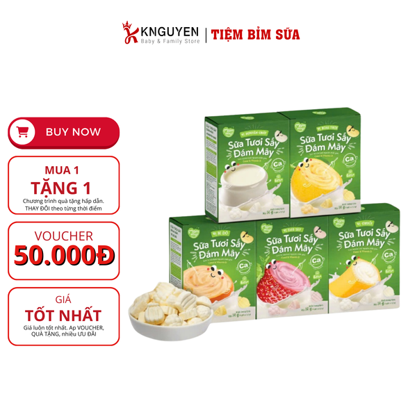 Sữa tươi sấy đám mây Mămmy (14g x4 gói) 