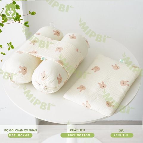  Bộ gối chặn xô nhăn Mipbi 