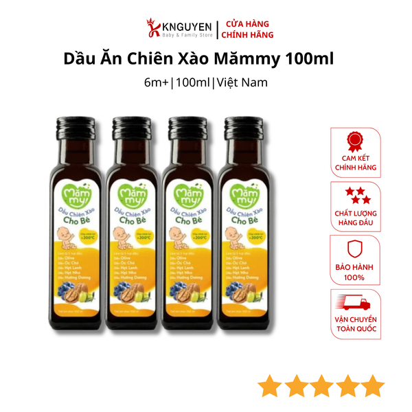  Dầu Ăn Chiên Xào Mămmy 100ml 