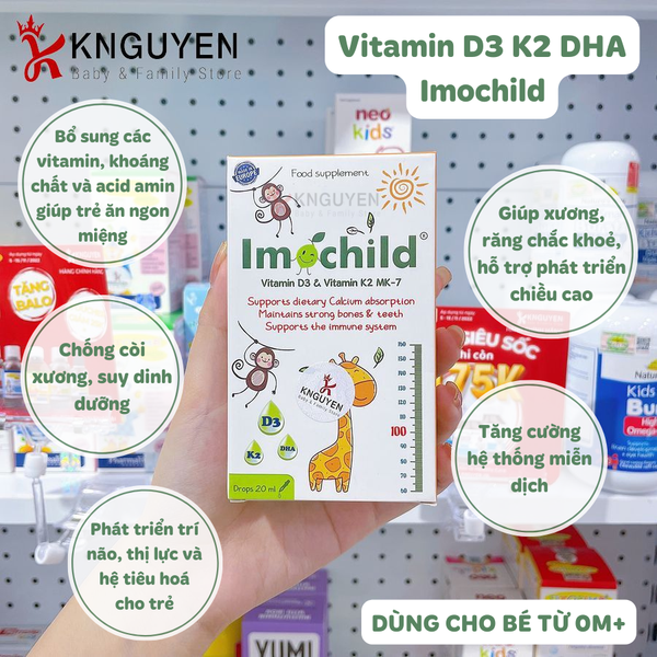 Vitamin D3&K2 MK7 Imochild 20ml 