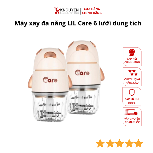  Máy xay đa năng LIL Care 6 lưỡi dung tích 0,3L 