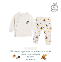  Bộ Dài Tay La Pomme Cúc lệch Sóc nâu và hạt dẻ 