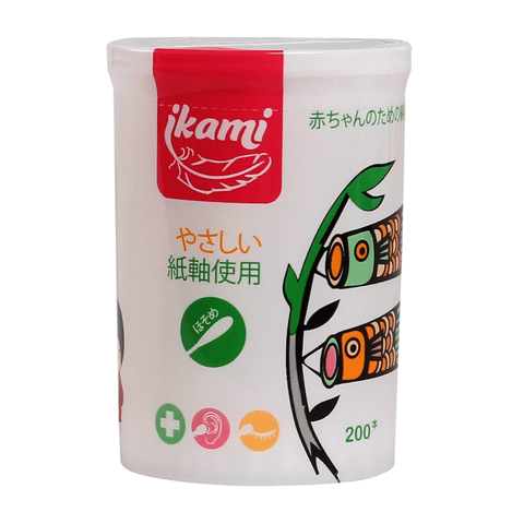  Bông Tăm Thân Giấy Ikami Nhật Bản 