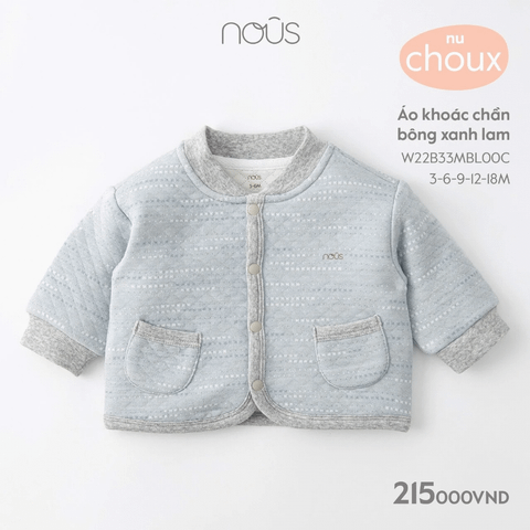  Áo Khoác chần bông Nuchou Nous 
