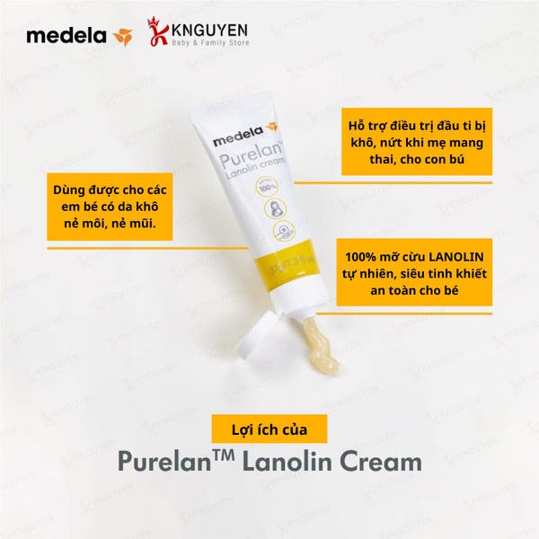  Kem Trị Nứt Đầu Ti Purelan Medela (7g) 