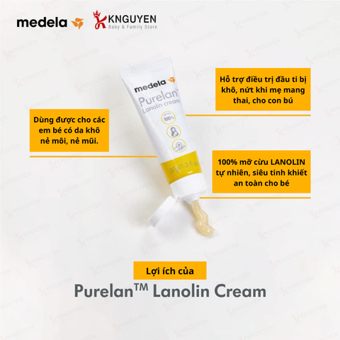  Kem Trị Nứt Đầu Ti Purelan Medela (7g) 