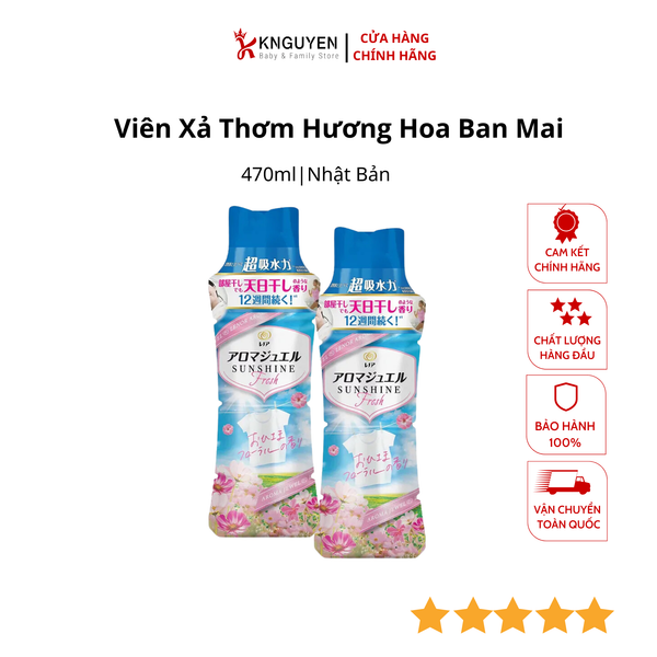  P&G-Viên Xả Thơm Quần Áo Hương Hoa Ban Mai (470ml) 