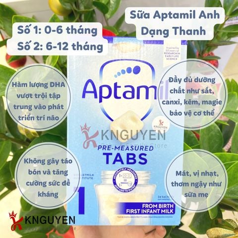  Sữa Aptamil Anh Dạng Thanh 