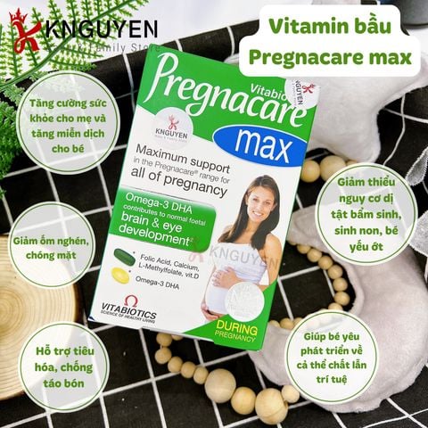  Vitamin bầu - Pregnacare max 84 viên 