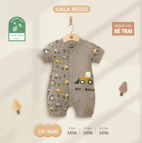  Body Cộc Bé Trai Vải Tăm UALA ROGO 