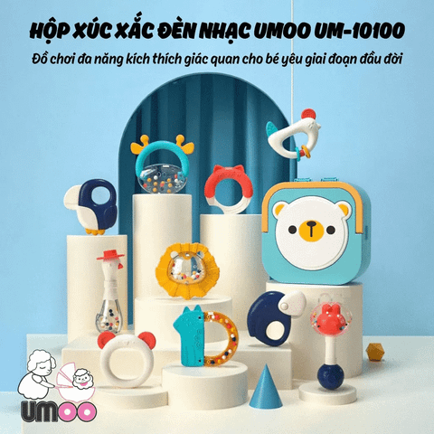  Hộp xúc xắc đèn nhạc Umoo  UM-10100 