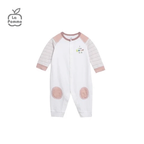  Body Dài Tay La Pomme - Kẻ Nâu 