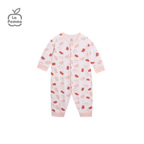  Body Dài Tay La Pomme Watermelon - Trắng Hồng 