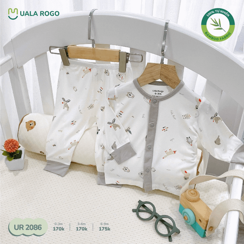  Bộ Sơ Sinh Cài Giữa Bamboo 592086 Ualarogo 