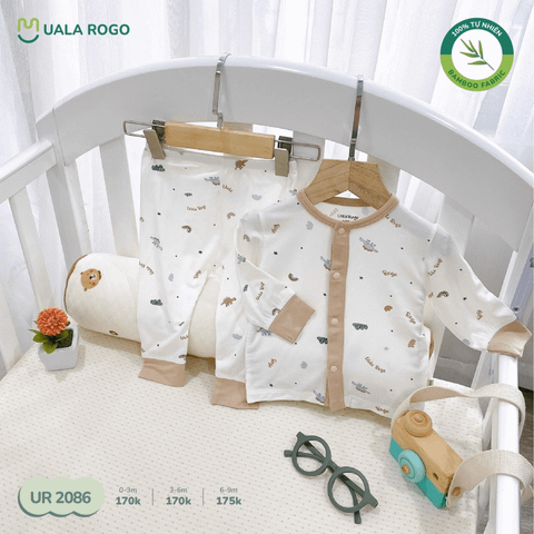  Bộ Sơ Sinh Cài Giữa Bamboo 592086 Ualarogo 