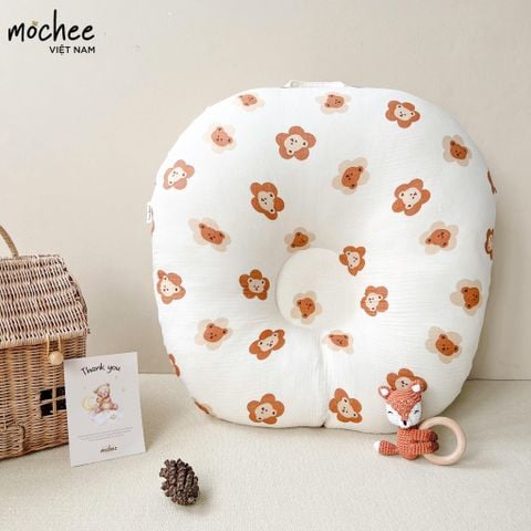  Gối chống trào ngược Muslin cao cấp Mochee 
