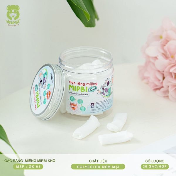  Gạc Răng Miệng Khô Mipbi 