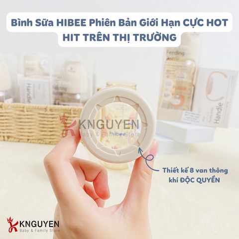  Bình Sữa Hibee Họa Tiết Mèo Xanh 
