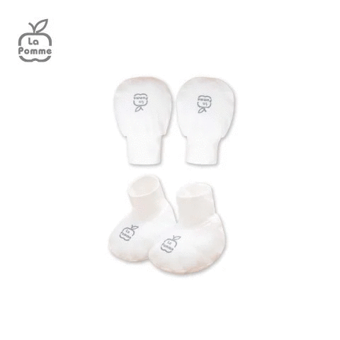  Set Bao Tay Bao Chân La Pomme Gấu Nhỏ Ú Oà 