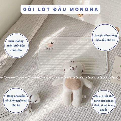  Gối Lót Đầu Cho Bé Monona 