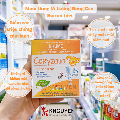  Muối Uống Vi Lượng Đồng Căn Boiron 30 ống 