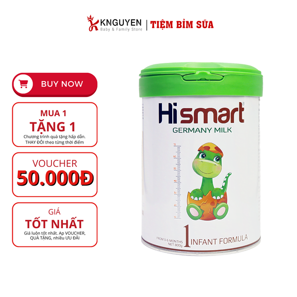  Sữa Bột Hismart Germany (800g) 
