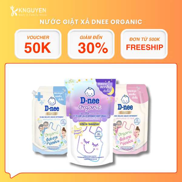  Nước giặt xả Dnee 1100ml 