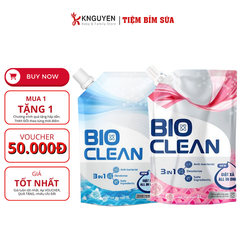  Nước Giặt Xả All in one Bio Clean (2000ml) 